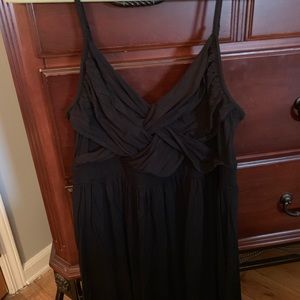 Black maxi dress